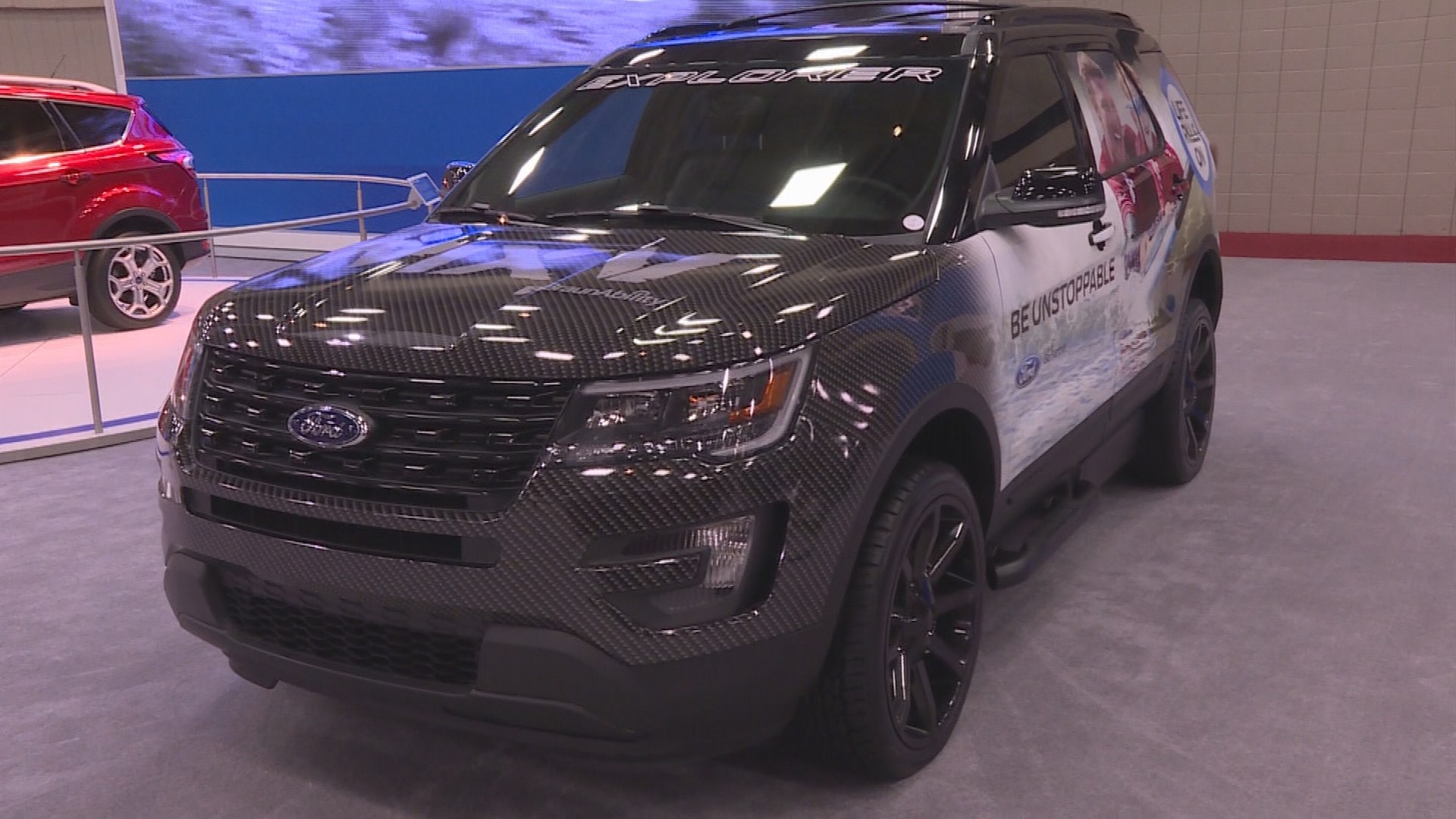 Wheelchairaccessible SUV on display at Dallas Auto Show